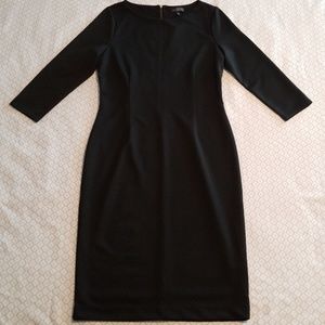 The Limited black 3/4 sleeve contour dress (sz 6)